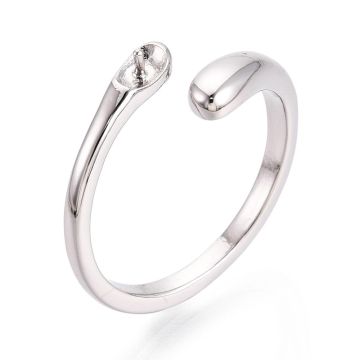 1 Елегантна месингова основа за ръчно изработване на пръстен