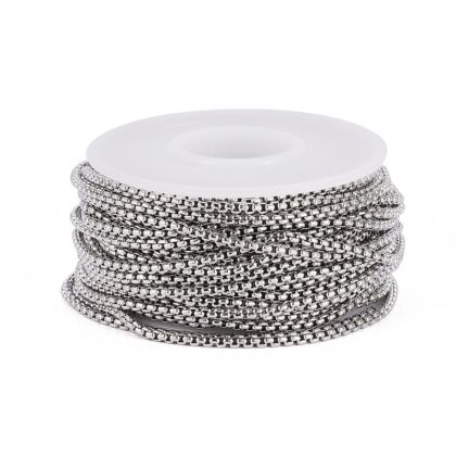 3 Верижка от стомана 304 с венецианска плетка 2x1мм