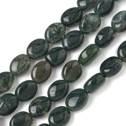 1 Красиви мъниста от мъхест ахат