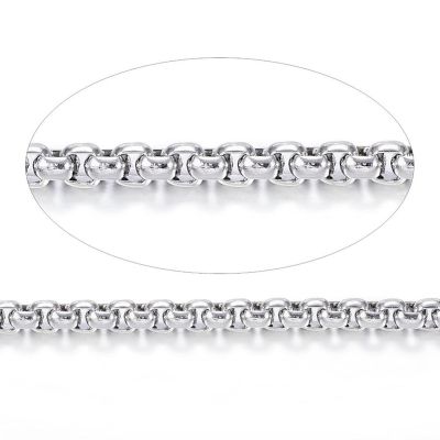 1 Верижка от стомана 304 с венецианска плетка 2x1мм