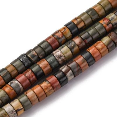 2 Яспис Пикасо, диск 6x3.5мм