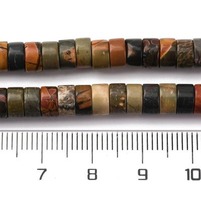 3 Яспис Пикасо, диск 6x3.5мм