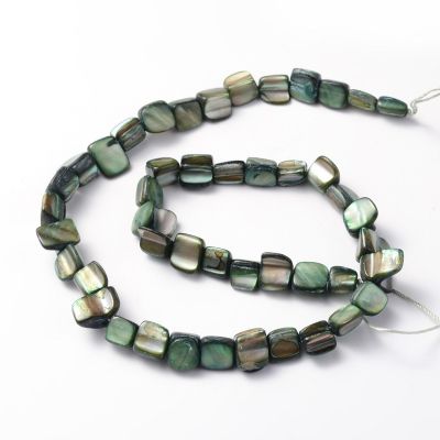 3 Наниз от естествени седефени мъниста - есин наниз