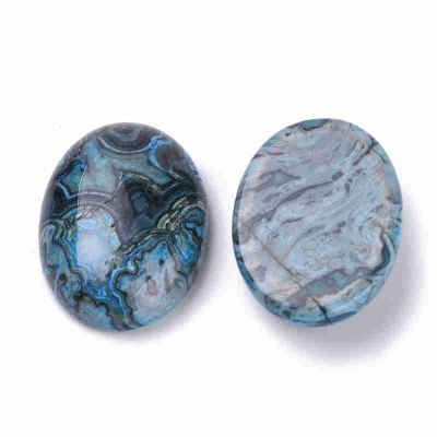 Кабошон от Яспис Blue Ripple